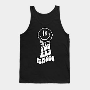 "You Are Magic" Melting Smiley Face Tank Top